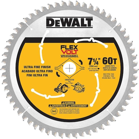 Dewalt DEWALT 7-1/4" 60T Circular Saw Blade DWAFV3760